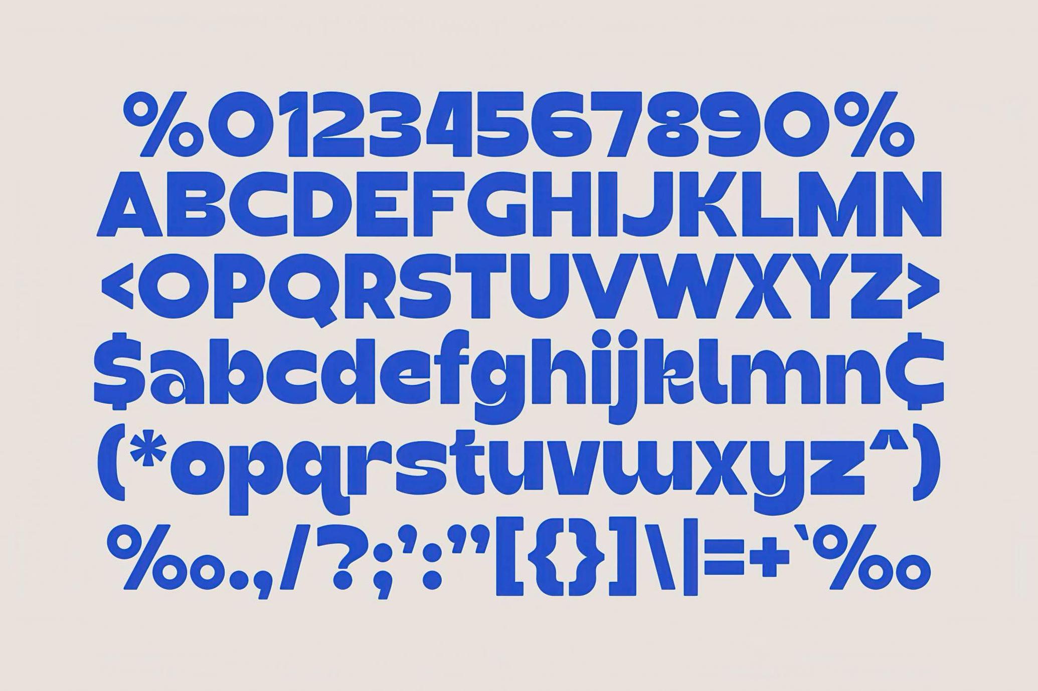 Golte Font:70年代复古粗犷无衬线英文字体,创意产品包装与海报排版设计利器